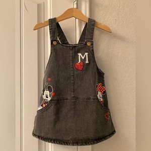 Minnie and Mickey Mouse Toddler Denim Dress - 3T